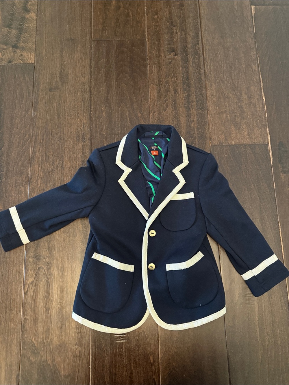 Rowing Blazers Navy Blazer with White Trim for Kids! Worn one time!
